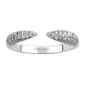 Stříbrný prsten Grappy s Brilliance Zirconia velikost obvod 58 mm