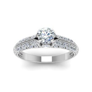 OLIVIE Stříbrný zásnubní prsten 2177 Velikost prstenů: 8 (EU: 57-58) Ag 925; ≤2,9 g.