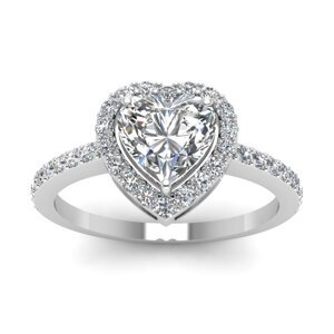 OLIVIE Stříbrný prsten SRDCE 2974 Velikost prstenů: 7 (EU: 54-56) Ag 925; ≤2,7 g.