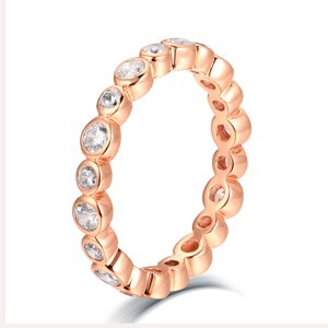 OLIVIE Stříbrný prstýnek ROSE 4706 Velikost prstenů: 6 (EU: 51-53) Ag 925; ≤2,2 g.