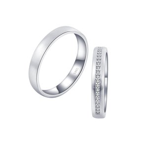OLIVIE Snubní stříbrný prsten MATE 7481 Velikost prstenů: 13 (EU: 71), Pohlaví: Pánské Ag 925; ≤2,5 g.