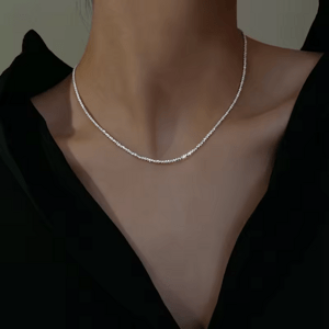 OLIVIE Stříbrný náhrdelník TŘPYTIVÝ SNÍH 8717 Ag 925; ≤2,5 g.