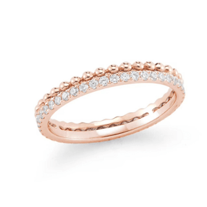 OLIVIE Stříbrný dvojitý prstýnek ROSE 8850 Velikost prstenů: 5 (EU: 49-50) Ag 925; ≤1,8 g.