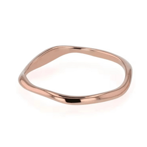 OLIVIE Stříbrný prsten VLNKA ROSE 8856 Velikost prstenů: 5 (EU: 49-50) Ag 925; ≤0,8 g.