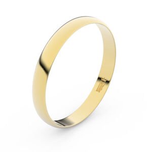 Zlatý snubní prsten FMR 4E30 ze žlutého zlata 49