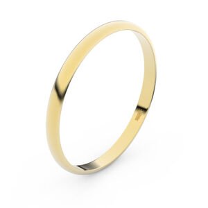 Zlatý snubní prsten FMR 4H20 ze žlutého zlata 46