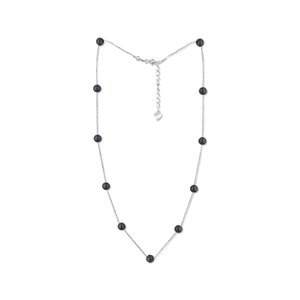 JwL Luxury Pearls Náhrdelník z něžných 11 pravých černých perel JL0752