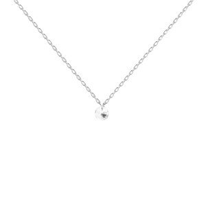 PDPAOLA Minimalistický stříbrný náhrdelník Joy Essentials CO02-599-U (řetízek, přívěsek)