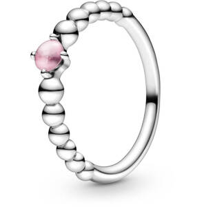Pandora Stříbrný prsten pro ženy narozené v říjnu 198867C09 52 mm