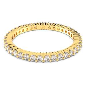 Swarovski Luxusní pozlacený prsten Vittore 5028972 58 mm