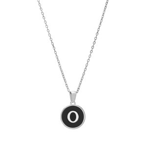 Troli Originální ocelový náhrdelník s písmenem O