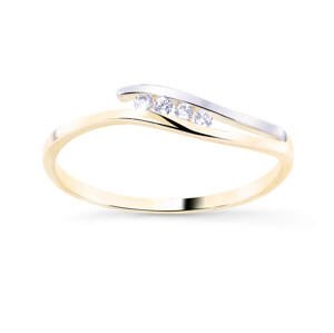 Cutie Diamonds Krásný bicolor prsten ze zlata s brilianty DZ8026-00-X-1 57 mm