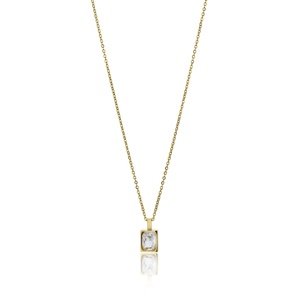 Emily Westwood Elegantní pozlacený náhrdelník se zirkonem Angela EWN23081G