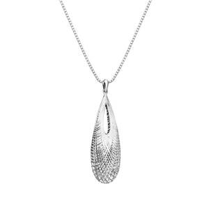 Hot Diamonds Elegantní stříbrný náhrdelník s diamantem Quest DP831 (řetízek, přívěsek)