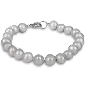 JwL Luxury Pearls Náramek z pravých šedých perel JL0359