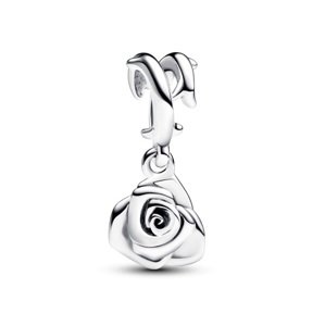 Pandora Stříbrný visací přívěsek Rozkvetlá růže 793213C00
