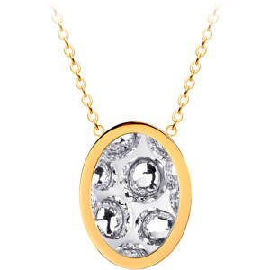 Preciosa Ocelový náhrdelník s třpytivým přívěskem Idared 7361Y00