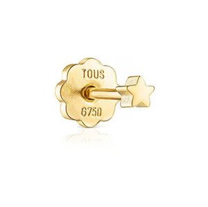 Tous Zlatá piercingová náušnice s hvězdičkou Basics 1003707000