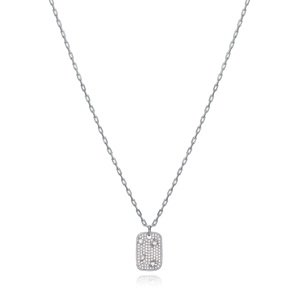 Viceroy Stříbrný náhrdelník s čirými zirkony Elegant 13178C000-30