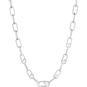 Liu Jo Půvabný ocelový náhrdelník s krystaly Identity LJ1959