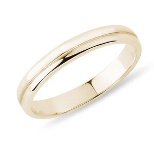 Snubní prsten pro muže ze žlutého zlata KLENOTA