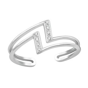Prsten Flash stříbro 925 Velikost: 8 - 1,8 cm (EU 57 - 58) 2041/8