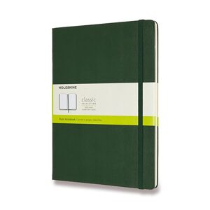 Zápisník Moleskine VÝBĚR BAREV - tvrdé desky - XL, čistý 1331/11191 - Zápisník Moleskine - tvrdé desky tm. zelený