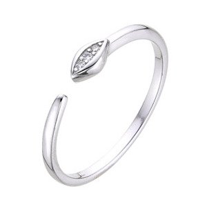 NUBIS® Stříbrný prsten se zirkony - velikost 51 - NB-5063-51