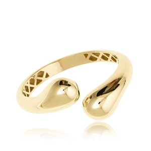 MINET Elegantní zlatý prsten kapky Au 585/1000 vel. 56 - 1,80g