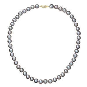 EVOLUTION GROUP CZ Perlový náhrdelník z říčních perel se zapínáním ze 14 kt. zlata - 922028.3/9271A
