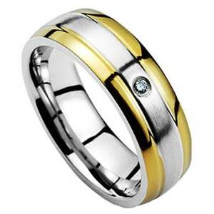 NUBIS® NSS1007 Dámský snubní prsten se zirkonem - velikost 57 - NSS1007-Zr-57