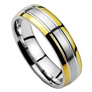 NUBIS® NSS1007 Pánský snubní prsten - velikost 68 - NSS1007-68
