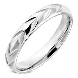 NUBIS® NSS3002 Dámský snubní prsten ocel - velikost 57 - NSS3002-57