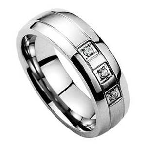 NUBIS® NSS1003 Dámský snubní prsten - velikost 48 - NSS1003-48