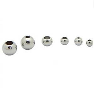 Šperky4U Ocelové kulička 6 mm s otvorem 3 mm - OK1099-06-030