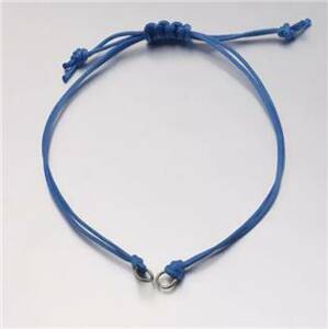 Šperky4U Modrá voskovaná šňůrka na výrobu náramku  - OK1207-B