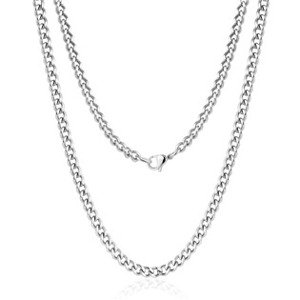 Šperky4U Ocelový řetízek, šíře 4 mm - OPE1092-040-45