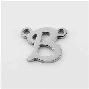 Šperky4U Ocelový přívěšek písmeno - iniciála - OK1390-B