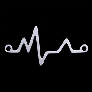 Šperky4U Ocelová komponenta heartbeat - OK1462-ST