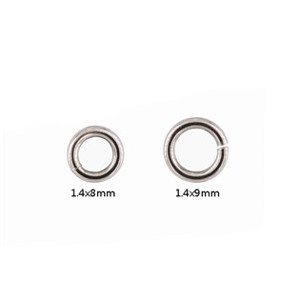 Šperky4U Ocelový kroužek tl. 1,4 mm - OK1484-1408