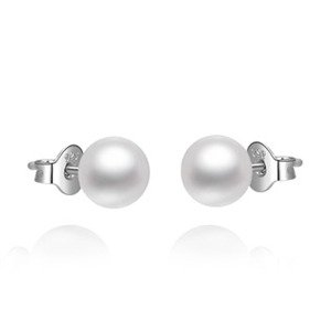 NUBIS® Stříbrné náušnice s perličkami - NB-3803