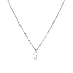 Šperky4U Ocelový náhrdelník, písmeno - OPD0339-J