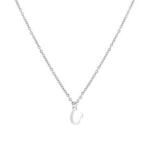 Šperky4U Ocelový náhrdelník, písmeno - OPD0339-U
