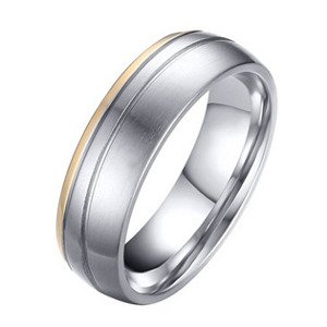 Šperky4U Pánský ocelový prsten, šíře 6 mm, vel. 59 - velikost 59 - OPR0042-P-59