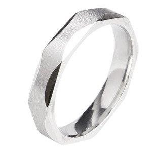 Šperky4U Ocelový prsten, šíře 4 mm, vel. 63 - velikost 63 - OPR0058-63