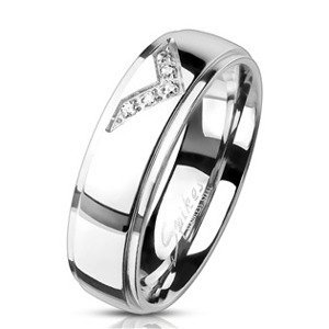 Šperky4U Ocelový prsten - velikost 55 - OPR0096-55