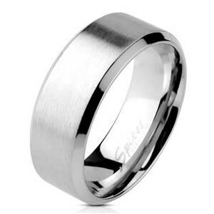 Spikes USA Ocelový prsten matný - velikost 70 - OPR1393-8-70