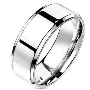 Spikes USA Ocelový prsten lesklý - velikost 65 - OPR1303-8-65