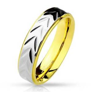 Šperky4U Ocelový prsten šíře 5 mm - velikost 52 - OPR0031-5-52