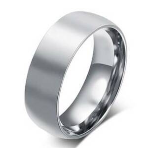 Šperky4U Pánský ocelový prsten, šíře 8 mm - velikost 54 - OPR0063-P-54